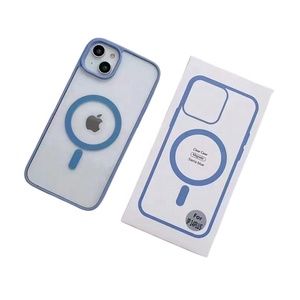 Étui rigide en acrylique Transparent mat sans fil pour iPhone <span class=keywords><strong>14</strong></span> <span class=keywords><strong>PROMAX</strong></span> 13PRO 12PROMAX 11, étui magnétique Transparent, vente en gros - Product Image 1