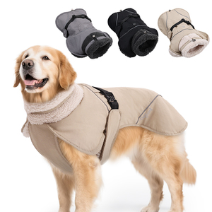 Abbigliamento di Lusso Classico ed Ecologico per Cani, Giacca Antivento Calda e Confortevole con Esterno in Poliestere e Interno in Pile - Product Image 1