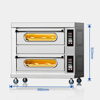 Four à pâtisserie industriel commercial, équipement de boulangerie pour la cuisson du pain, des gâteaux et des pâtisseries pour boulangerie, restaurant