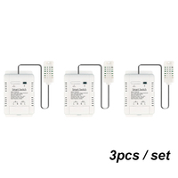 F0301 Commutateur intelligent WiFi Tuya Control avec thermostat d'humidité Compatible Alexa et surveillance de la consommation d'énergie de la température