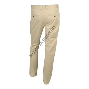 Comfortable Stretch Twill <b>Pants</b> for <b>Men</b> All Day Wear Stylish Regular Fit Breathable Eco-Friendly 100% Cotton Canvas <b>Pants</b> for - Product Image 6