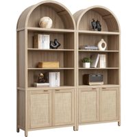 Étagère arche personnalisée avec panneaux renforcés réglables et porte de placard - Rangement multifonctionnel pour cuisine