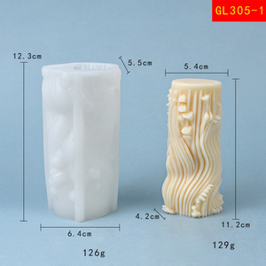 חם למכירה עובש גלילי סיליקון לנרות ארומתרפיה - Product Image 6