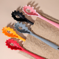 Cuillère à pâtes en silicone de qualité alimentaire, résistante à la chaleur, ustensile de service pour spaghetti, outil de cuisine