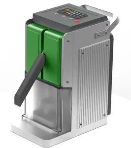 Mesin pres Resin Manual portabel pelat panas ganda Mini untuk tekan lilin