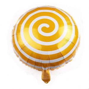 New 18 Inch Round Lollipop Aluminum Foil <b>Decoration</b> Children's Birthday Party Candy <b>Balloon</b> Wholesale - Product Image 3