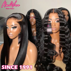 全卷曲原始发质高品质蛋卷波浪假发 13X4 网状前额 100% 人发松散波浪假发 - Product Image 3