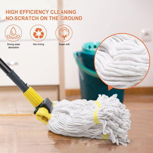 CF重型工业商用长柄60英寸环形串湿棉拖把家用厨房清洁地板 - Product Image 4