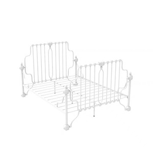 Can Be Customized French Net <strong>Red</strong> Simple Metal Iron <strong>Frame</strong> <strong>Bed</strong> - Product Image 5