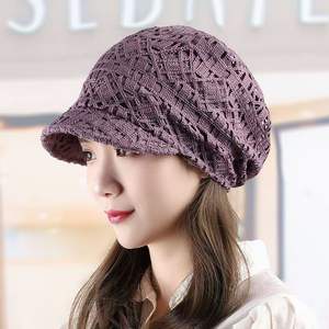 ¡Novedad de 2026! Gorro de punto hueco de doble capa personalizado KJ, gorro holgado de malla cálida para mujer - Product Image 2