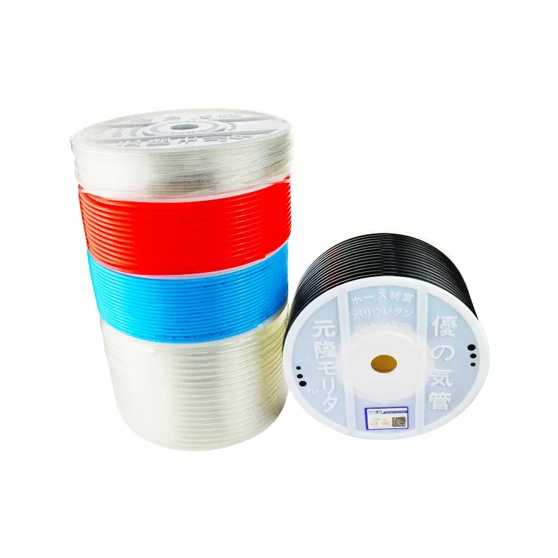 Selang udara komponen pneumatik industri dan ritel baru dan digunakan pipa lembut plastik 8mm fitting tabung PU untuk Media Gas