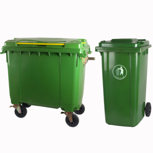 Outdoor Trash Bin Outdoor Plastic Storage Medical Garbage Bin Heavy Duty