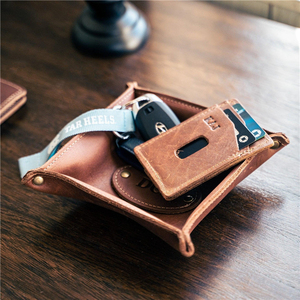Personalisiertes Handgefertigtes Rechteckiges Reisezubehör aus Vollnarbenleder - Geschäftsgeschenk & Wohndekoration <span class=keywords><strong>Monticello</strong></span> - Product Image 2