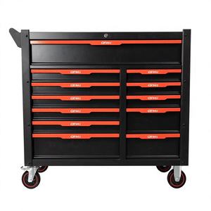 Flexible Moving All Steel Tool Trolley 360. Rotating Casters Lockable Multi Drawer Chest for Indoor Multi-scene Storage - Product Image 2