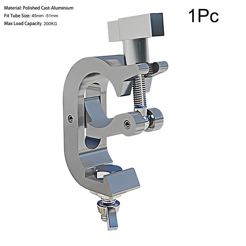 Pinces Pour Truss 25-30 Mm (lot De 2) – En Aluminium, Charge Max 100 Kg, Pour éclairage DJ