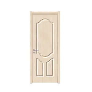 Bowdeu PVC ประตูไม้สำหรับบ้านภายในห้องแอฟริกันดีไซน์ใหม่ประตูห้องน้ำทันสมัย
