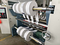 Machine de découpe de rouleaux de papier laminé PE à commande PLC et 2 moteurs, modèle WFQ-1600A
