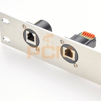 Adaptateur de connecteur RJ11 RJ12 6P6C de type D pour montage sur panneau vers bornier à ressort 6 broches pour système LED, contrôle de capteur PLC