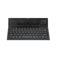Clavier sans fil BT pliable de poche avec pavé tactile pour iPad avec support caché