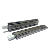 Glissière de tiroir industrielle robuste en acier inoxydable 304 SS2053LK avec verrouillage, capacité de charge de 120 kg, pour cuisine et usage extérieur