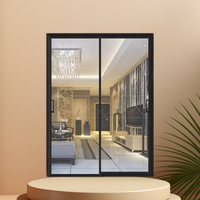 Puerta Corredera de Vidrio Templado y Aleación de Aluminio a Medida, Puerta Corredera Interior Hecha a Medida para Cocina o Balcón