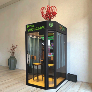 Chất lượng trạm tấm bildschirm nhỏ công nghiệp bán cho phép của "độ nét cao HD khổng lồ Kích thước giọng hát trung tâm đáp ứng Pod gian hàng - Product Image 1