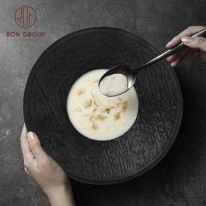 Juego de <span class=keywords><strong>vajilla</strong></span> japonesa de alta calidad, plato de <span class=keywords><strong>Melamina</strong></span> negra, juegos de <span class=keywords><strong>vajilla</strong></span> de lujo para restaurante, fiesta y boda, venta al por mayor - Product Image 5