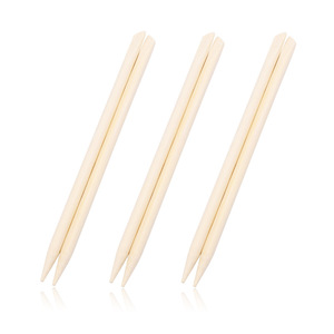 แปรงทาสีไม้ไผ่แบบปลายแบนสองด้าน สำหรับงานศิลปะทรายและงานขูดตกแต่ง - Product Image 2