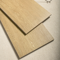 Carrelage Céramique Effet Bois Marron Noyer Motif Chevrons 200x1200mm Design Moderne - Léger, Texture Fine Gravée