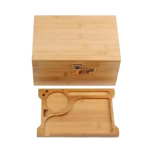 Boîte à cigares personnalisée en bambou et bois, boîtes à cigares cubains, boîte à cigarettes personnalisée, <span class=keywords><strong>rangement</strong></span> pour <span class=keywords><strong>feuilles</strong></span> de tabac - Product Image 3