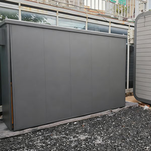 Isla de Cocina Exterior con Parrilla Integrada - <span class=keywords><strong>Cabaña</strong></span> Exterior para Patio Trasero de Villa con Parrilla Moderna y Refrigerador Elevable - Product Image 3