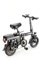 Vélo Électrique Pliant en Gros d'Usine, 4 Amortisseurs, Longue Autonomie, Portable, pour Adultes