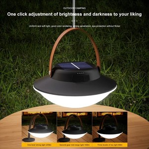 Lampe de camping solaire UFO rechargeable par USB, lampe suspendue portable pour l'extérieur - Product Image 5