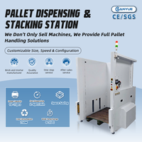 Máquina Dispensadora Automática de Palés de Alta Eficiencia, Almacén de Palés Industrial para Logística de Almacén y Línea de Empaquetado