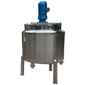 Jacketed oil heating stainless steel aging tank 300L low-speed scraping wall stirring uniform mixing tank