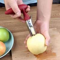 Apple Core Cutter Roestvrijstalen mes Corers Fruit Slicer Multifunctioneel snijden van groenten Perenkoer verwijderd Keukengereedschap