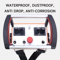 Válvula Solenoide Hidráulica de 4-8 Palancas con Control Remoto Inalámbrico Industrial para Grúas, Directo de Fábrica, DC 12V, Protección IP65, 225M
