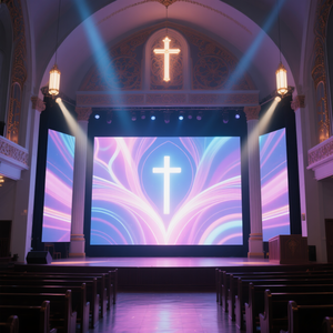 Rgx אמינות גבוהה סיתות הוביל תצוגה p0.93mm שילוט דיגיטלי וידאו קיר חתונה טקס חתונה הכנסייה - Product Image 3