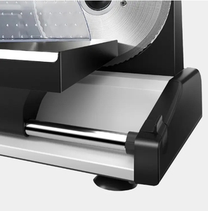 Trancheuse à viande électrique semi-automatique facile à nettoyer, en fonte, réglable, pour usage domestique - Product Image 3