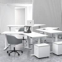 Muebles para el hogar, Set OEM, Soporte Simple, estudio, multifunción, altura ajustable, en forma de L, escritorio de oficina