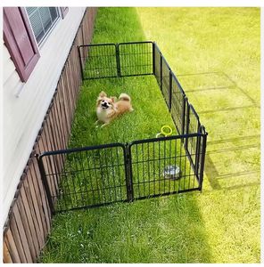 Meilleur intérieur métal chiot course clôture petit moyen grand chien intérieur extérieur isolation clôture personnalisable extérieur bouton parc pour animaux de compagnie - Product Image 6