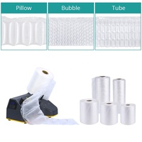 Bolsa inflable de alta calidad, película de envoltura de almohada, cojín, máquina de burbujas de aire para comercio electrónico