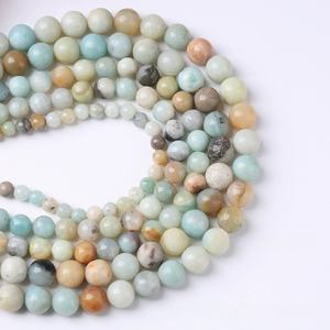 Tianhe DIY hecho a mano para pulsera de Amazon, cuentas dispersas en Color piedra, venta al por mayor, <span class=keywords><strong>accesorios</strong></span> de joyería de <span class=keywords><strong>aguamarina</strong></span>, tamaño de 6-10mm - Product Image 3