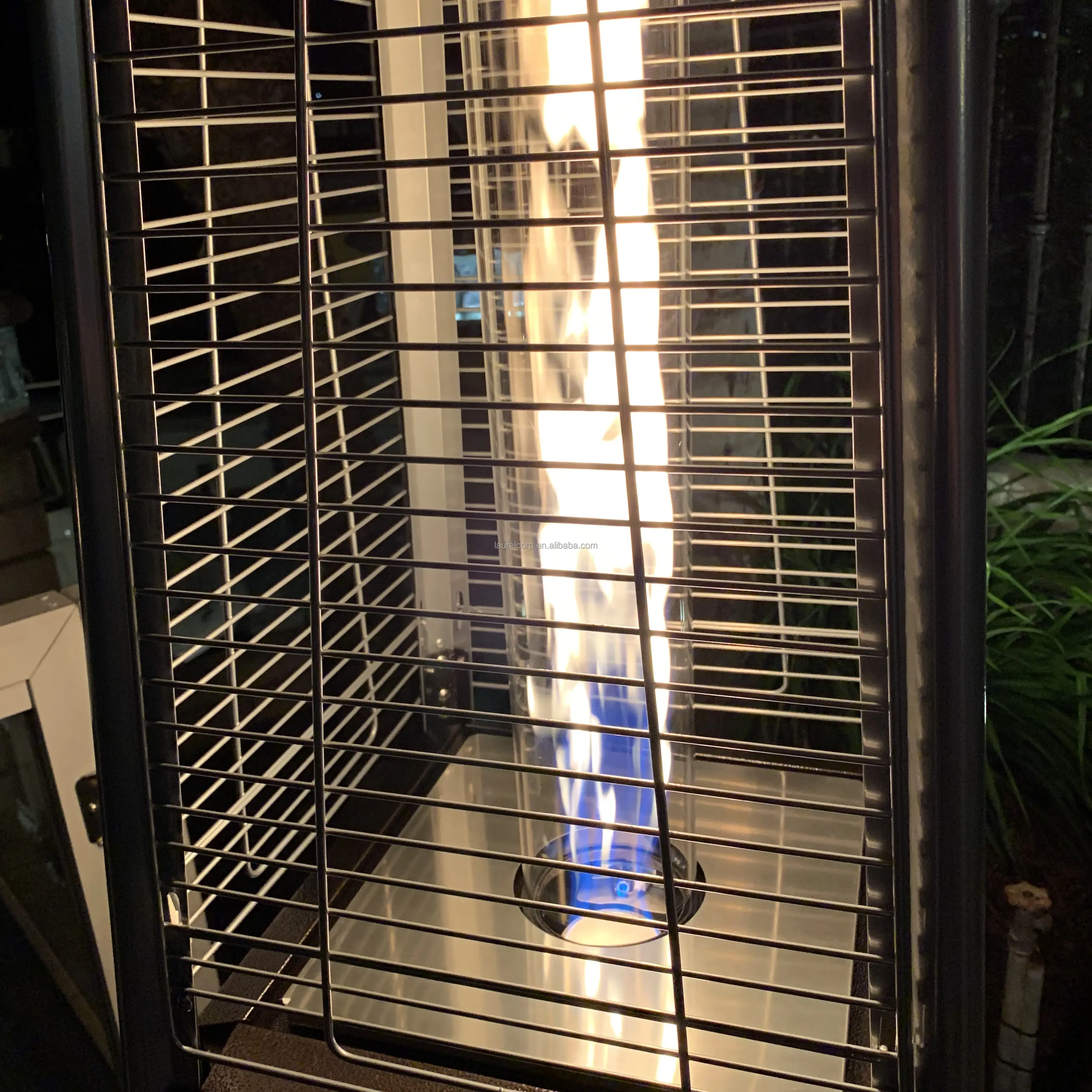 Mocha Finish Square Flame LPG gas patio Heater