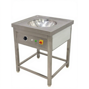 Friteuse électrique commerciale pour Kadai, 24x24x32 pouces, en acier inoxydable, Plug-and-Play, nettoyage facile, 110-240V - Product Image 1
