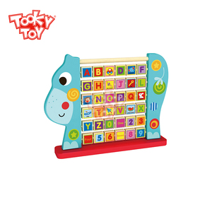 Venta al por mayor <span class=keywords><strong>de</strong></span> alta calidad <span class=keywords><strong>de</strong></span> educación hipopótamo cuentas alfabeto niños marco <span class=keywords><strong>de</strong></span> <span class=keywords><strong>madera</strong></span> contra Ábaco Juguetes - Product Image 1