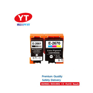 Yelbes <span class=keywords><strong>266</strong></span> T266 T2661 T267 T2670 T215 T2151 T2160 Cartucho de tinta de inyección de tinta compatible Premium para impresora Epson WorkForce - Product Image 1