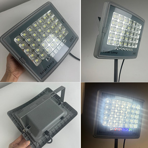 Projecteur solaire 20W IP67, lampe LED extérieure pour l'éclairage des entrepôts et des cours - Product Image 1