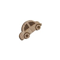 Accessoires de bijoux DIY en forme d'animal, en copeaux de bois de bouleau perforés et marqués au laser