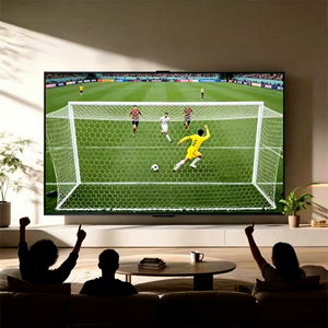 Téléviseur intelligent <span class=keywords><strong>LED</strong></span> ultra-fin 75 85 pouces UHD rétroéclairé QLED LCD 4K WIFI HDR10 avec systèmes Android Google Webos pour la projection et les jeux - Product Image 2